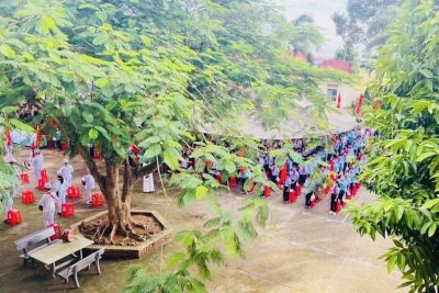 TRƯỜNG THCS NGUYỄN KHUYẾN TỔ CHỨC LỄ KHAI GIẢNG NĂM HỌC 2023 – 2024