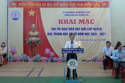 HỘI THI GIÁO VIÊN DẠY GIỎI CẤP HUYỆN, BẬC THCS NĂM HỌC 2020-2021