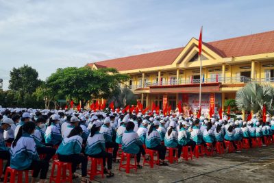 TRƯỜNG THCS NGUYỄN KHUYẾN – EA KAR TỔ CHỨC LỄ KHAI GIẢNG NĂM HỌC 2022-2023.