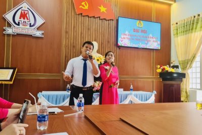 CÔNG ĐOÀN TRƯỜNG THCS NGUYỄN KHUYẾN TỔ CHỨC ĐẠI HỘI LẦN THỨ VI, NHIỆM KÌ  2023 – 2028.