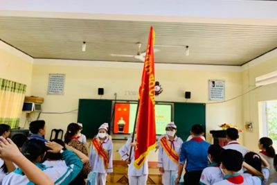 LIÊN ĐỘI TRƯỜNG THCS NGUYỄN KHUYẾN TỔ CHỨC ĐẠI HỘI NHIỆM KÌ NĂM HỌC 2022-2023