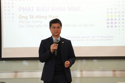 HỌC SINH TRƯỜNG THCS NGUYỄN KHUYẾN THAM DỰ LỄ PHÁT ĐỘNG IMAGINE CUP JUNIOR VIỆT NAM 2024
