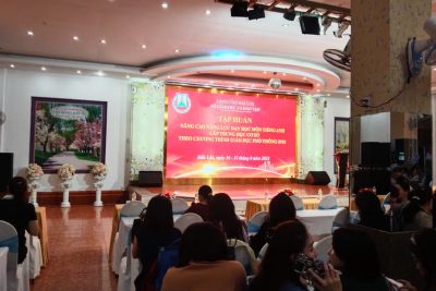 TRƯỜNG THCS NGUYỄN KHUYẾN THAM GIA TẬP HUẤN NÂNG CAO NĂNG LỰC DẠY HỌC MÔN TIẾNG ANH
