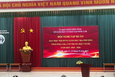 HỘI NGHỊ TẬP HUẤN DẠY HỌC NỘI DUNG GIÁO DỤC ĐỊA PHƯƠNG TỈNH ĐẮK LẮK, CẤP THCS – NĂM HỌC 2025-2026